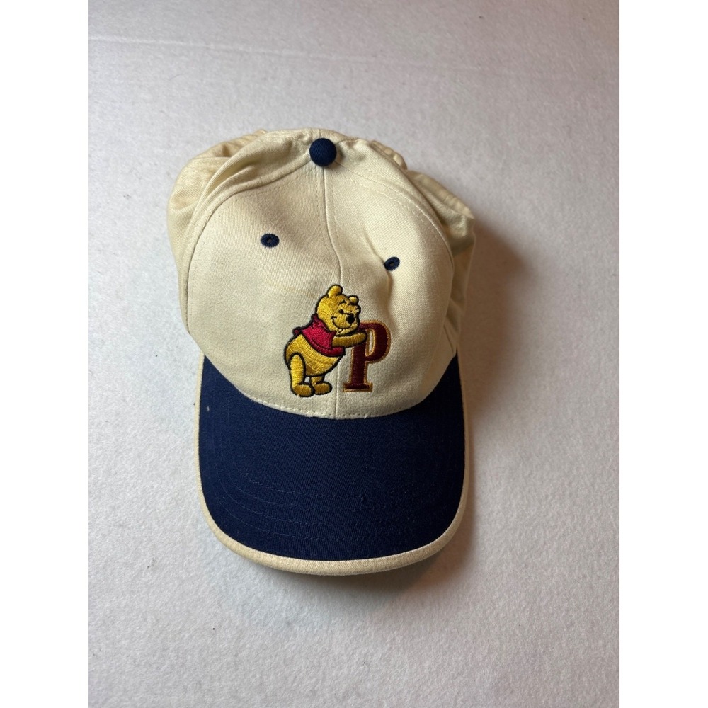 Disney Walt World Winnie the Pooh Youth Baseball Cap Embroidered Adjustable Beig